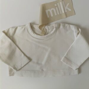 Girls Millk Key Crop Sweatshirt